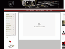 Tablet Screenshot of legioen.be